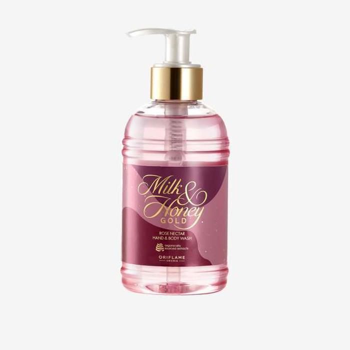 Nettoyant pour les Mains et le Corps - Milk & Honey - Rose Nectar - 300 ml - Non gras - Femme