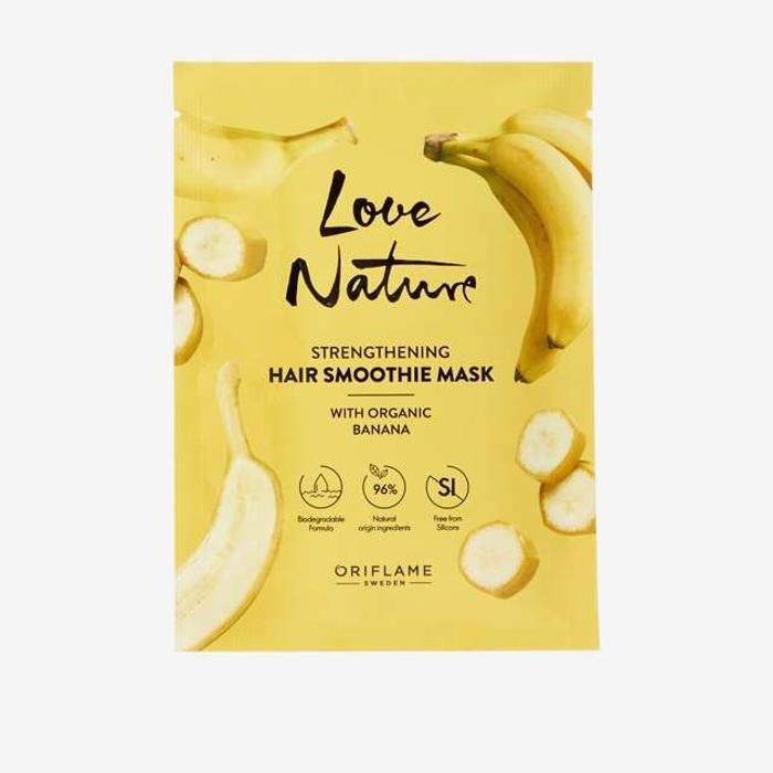 Masque Smoothie - ORIFLAME - Extrait Naturel de Banane - 30 ml - Tous types de cheveux - Renforce les cheveux