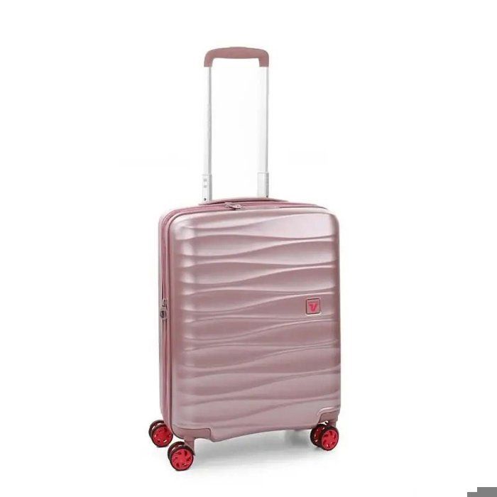 Valise - RONCATO - STELLAR - Rose - 55 cm - 4 Roulettes Multidirectionnelles