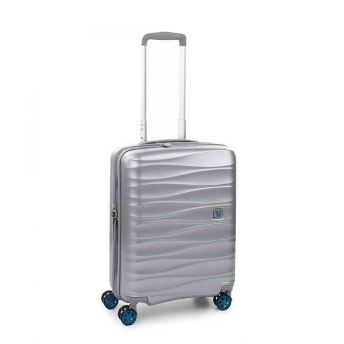 Valise - RONCATO - STELLAR - Argentée - 55 cm - 4 Roulettes Multidirectionnelles