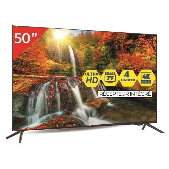 Téléviseur 50" - MGS - MY50231 - UHD 4K - Smart TV 9.0 - Frameless T2S2