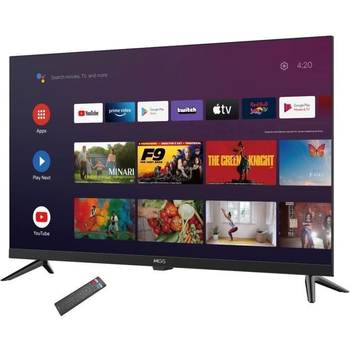 Téléviseur 31,5" - MGS - M932231 - HD - Smart TV - S2T2 - Design Élégant