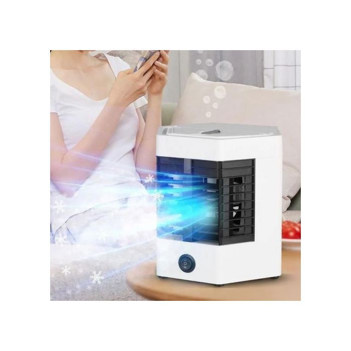 Mini climatiseur Portable 3 en 1, humidificateur, ventilateur, purificateur d'air