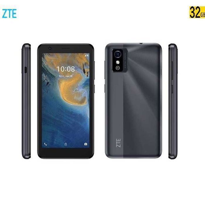 ZTE Smartphone 5" Gsm blade L9 3G+-Dual SIM-inch -8MP- 32GB + 1 GB--Grey