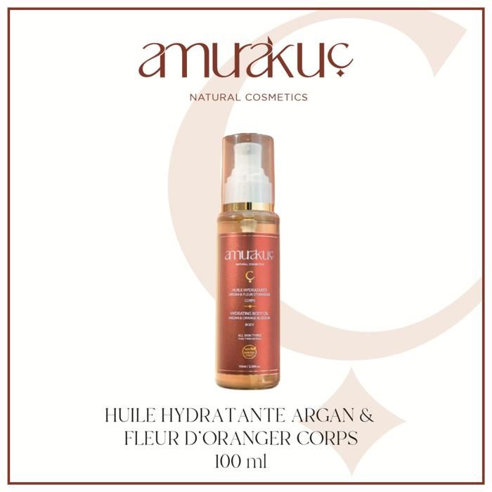 Huile hydratante Argan et Fleur d'oranger corps