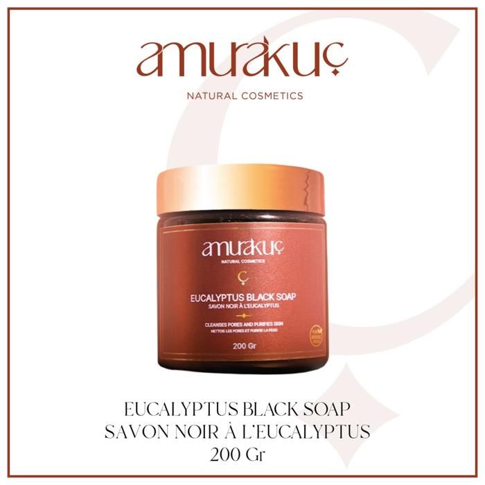 Savon noir naturel à l'eucalyptus