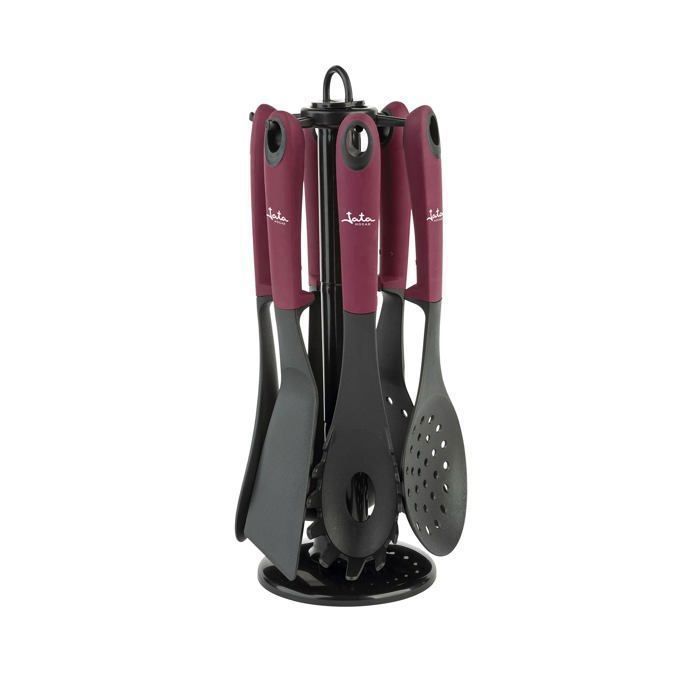 Ustensiles de cuisine - Jata - HACC4600 - Lot de 6 - Nylon - Silicone TPR - Ergonomique