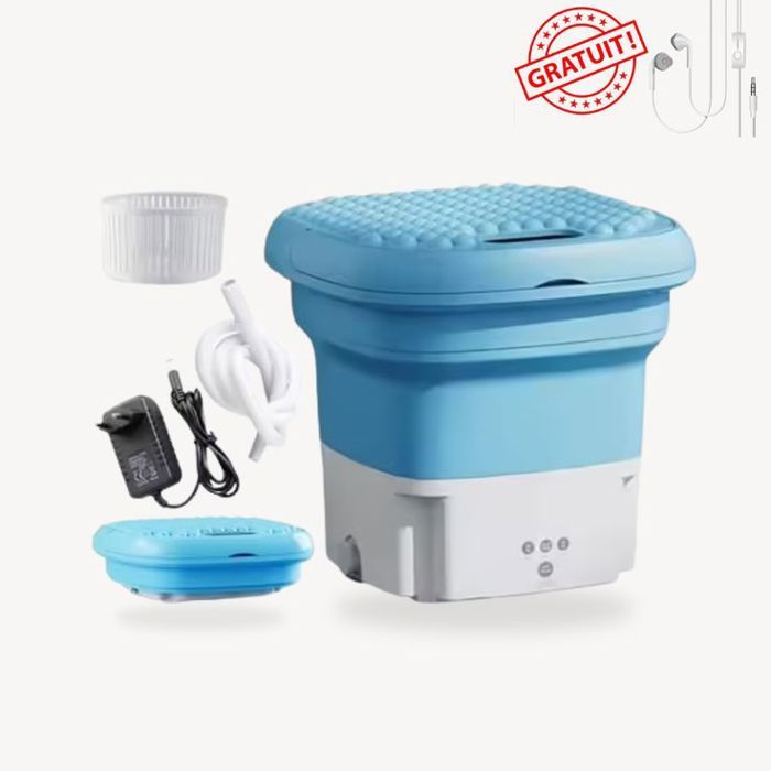 Machine à Laver Pliable - Non spécifié - BLEU - Compacte - Design élégant - Idéale pour petits espaces