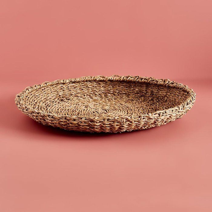 Assiette - BELLA MAISON - Faye - 55 cm - 8 cm - Naturel en osier