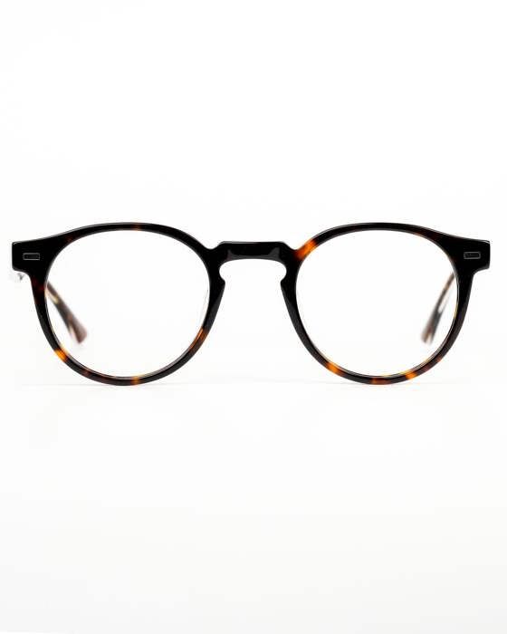 Lunette optique - LNKO - Sully - Motif moucheté - Couleur rouge - Monture en résine