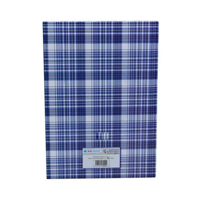 Registre 5 Mains - BLEU MARINE - 480 Pages - 21x29,7 cm - Papier 60g - Couverture Robuste