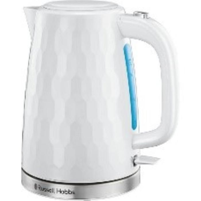 BOUILLOIRE ÉLECTRIQUE HONEYCOMB BLANC - RUSSELL HOBBS