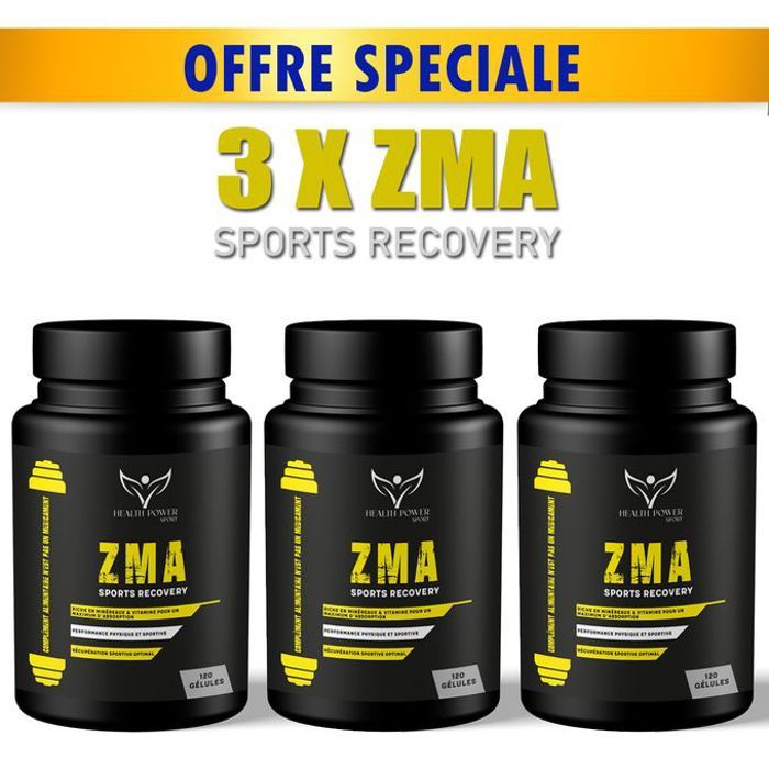 Pack 3 x boites de Zma Sports Recovery - 120 Gélules