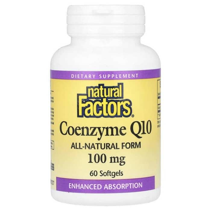 Coenzyme Q10, Assimilation Renforcée, 100 mg, 60 Gélules.
