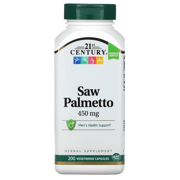 Saww Palmetto (Chou palmiste), 450 mg, 200 capsules végétariennes