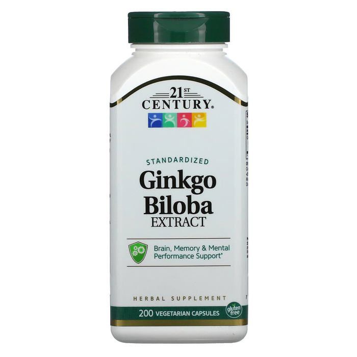 L'extrait de Ginkgo Biloba, standardisé, 200 gélules végétariennes