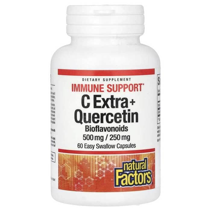 C Extra + Quercétine, 60 capsules faciles à avaler