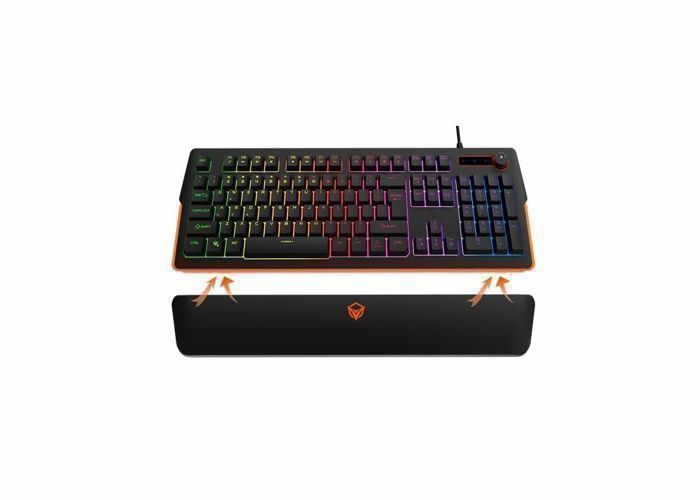 Clavier de jeu mécanique - Meetion - USB - Noir - Filaire - Bouton de volume rapide