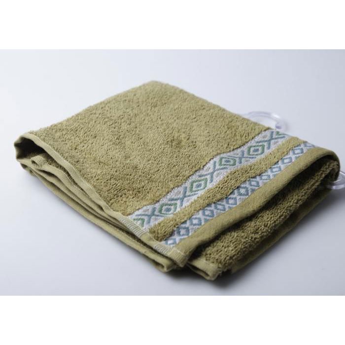 Serviette - GENERIC - Berbère - 450G/M2 - Olive - 40x70 cm
