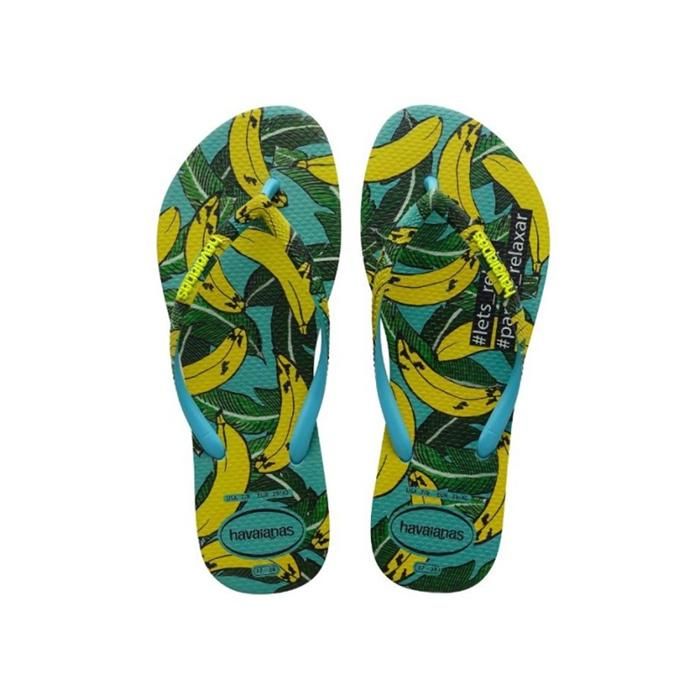 Tongs - HAVAIANAS - SLIM SUMMER - Imprimés colorés - Caoutchouc - Femme