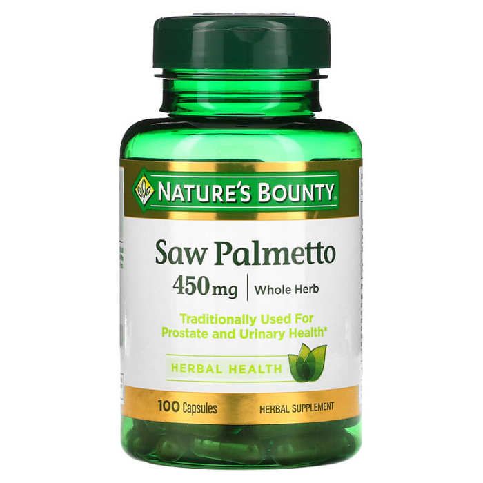 Nature's Bounty Saw Palmetto, 450 mg, 100 Capsules