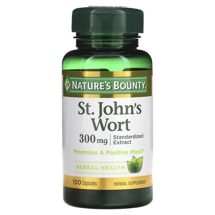 Nature's Bounty St. john's Wort / Millepertuis, 300 mg, 100 Capsules