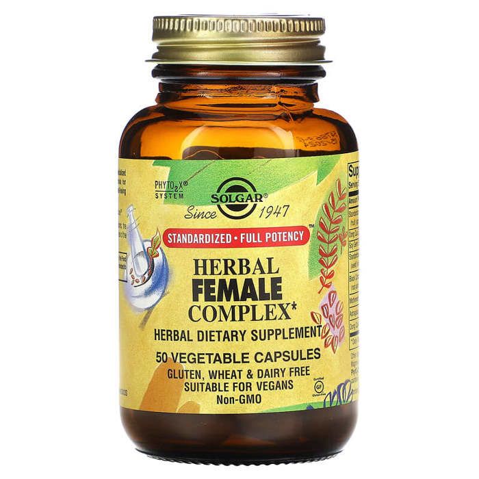 Solgar Composé Végétal Femme, 50 gélules naturels