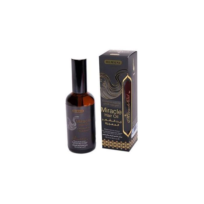 Hemani Huile capillaire cheveux sec et abimes Miracle oil