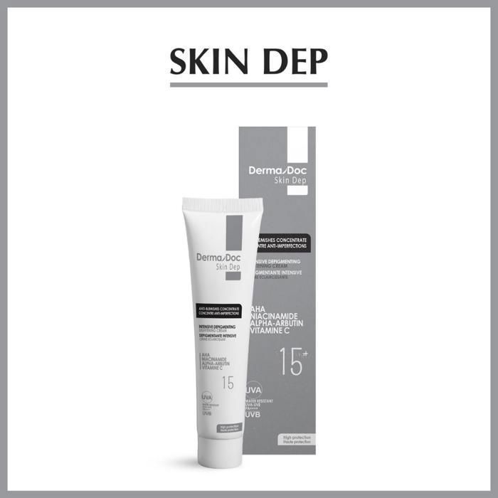 Crème éclaircissante - DERMADOC - Skin Deep - 15 SPF - 40ml - Anti-taches brunes