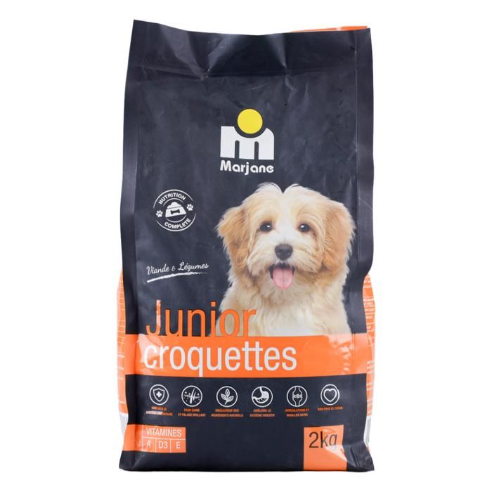CROQUETTES CHIEN JUNIOR MARJANE 2KG