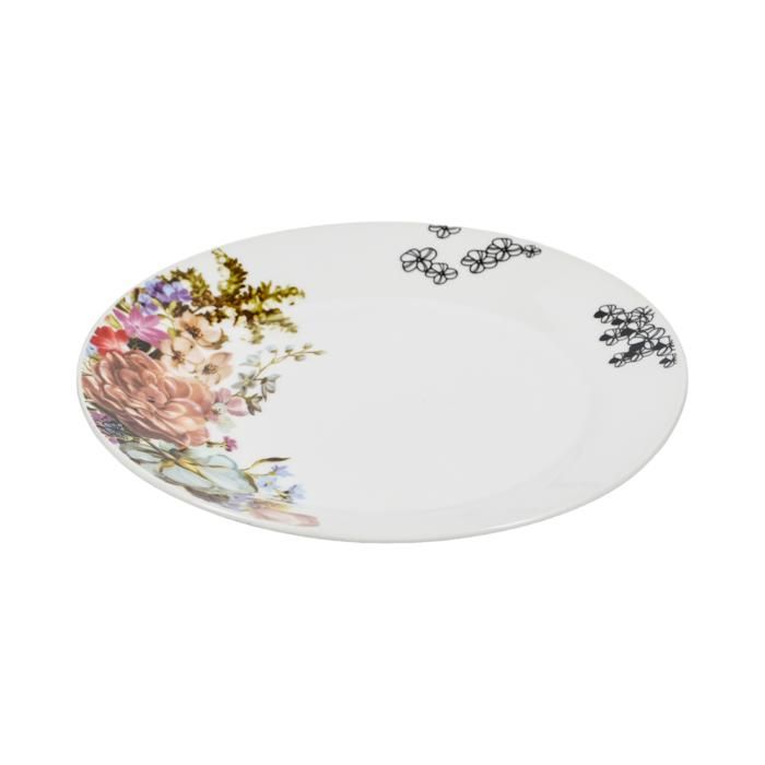 ASSIETTE PLATE 23CM PORCELAINE VERDI