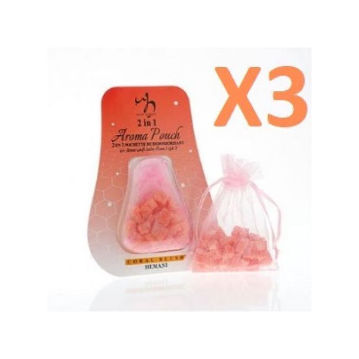 Hemani X3 Musk Désodorisant et Déodorant 2 en 1 Parfum Corail Blush et boisé