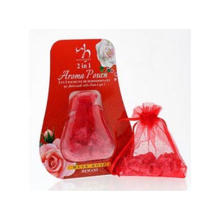 Hemani Musk Désodorisant et Déodorant 2 en 1 Parfum Rose boisé