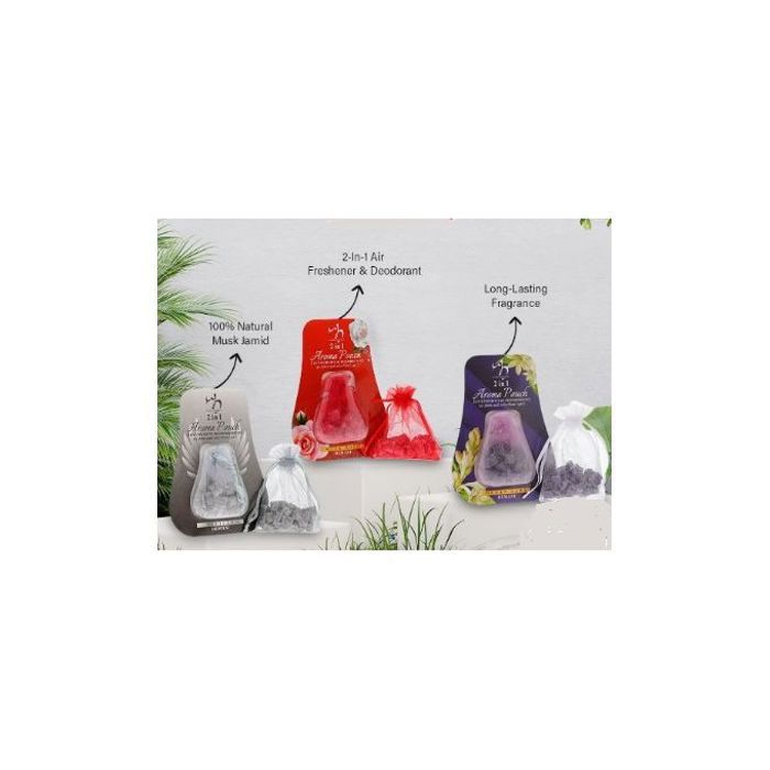 Hemani PACK de 3 Musk Désodorisant et Déodorant 2 en 1 Parfum