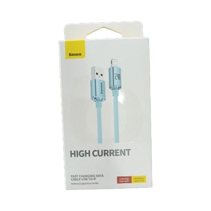 Câble de Charge Rapide USB - BASEUS - Crystal Shine Series - 2.4A - Design Élégant - Durabilité Renforcée