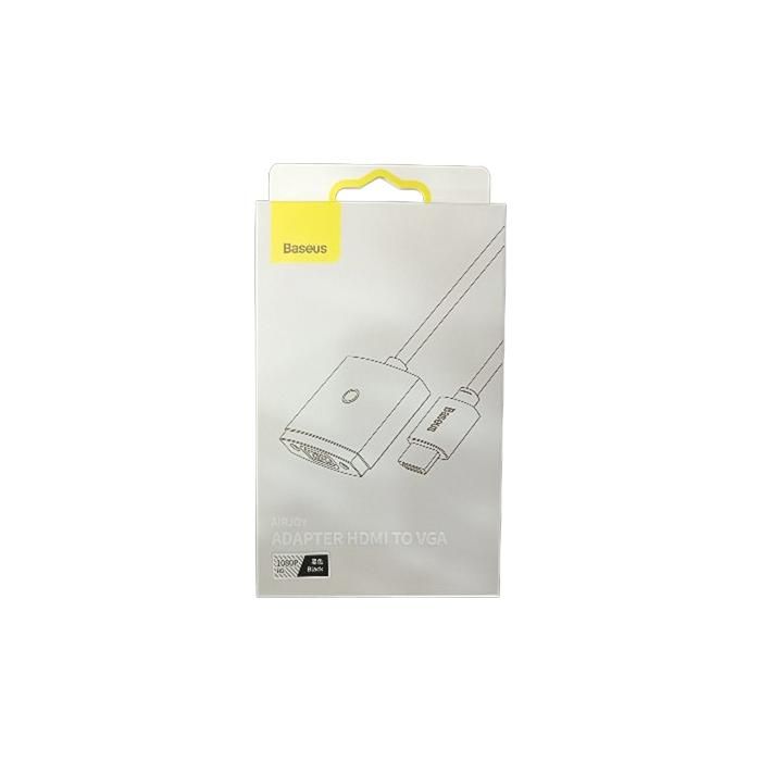 Adaptateur HDMI vers VGA - BASEUS - AIRJOY - Couleur Noir - 2 Ports - Non Inclus Câbles
