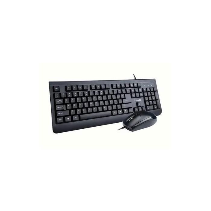 Combo Clavier + Souris - HAVIT - KB540CM - USB - Ergonomique - Compatible Android