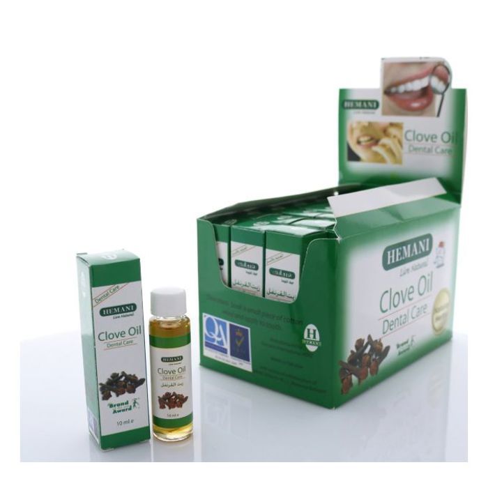 Hemani HUILE SOINS DENTAIRE AU CLOU DE GIROFLE 10 ML - Calmant de Douleurs Immédiat