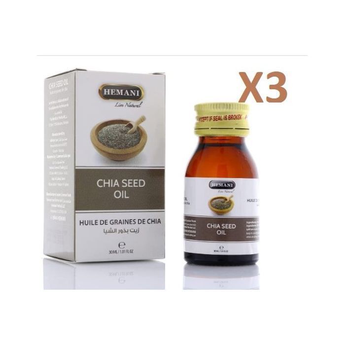 Hemani X3 Huile de graine de Chia 30 ml