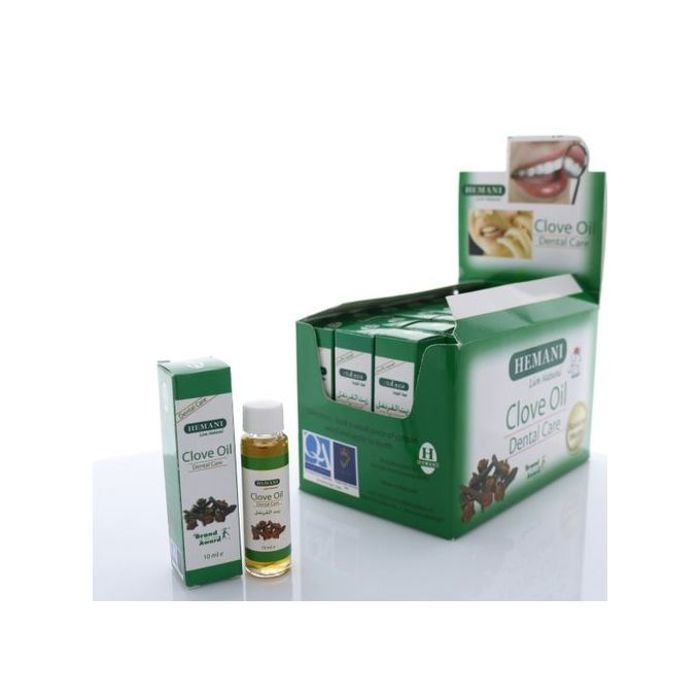 Hemani X3 HUILE SOINS DENTAIRE AU CLOU DE GIROFLE 10 ML - Calmant de Douleurs Immédiat
