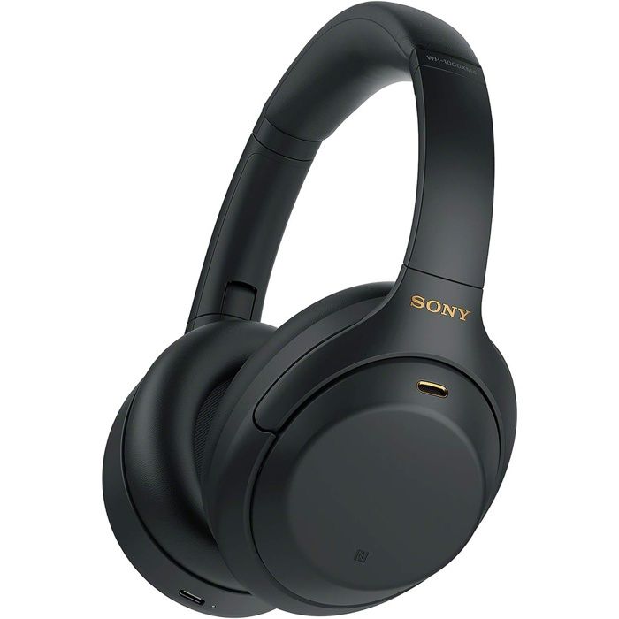Casque sans fil - SONY - WH-1000XM4 - Réduction de bruit avancée - Technologie d'écoute intelligente - Noir