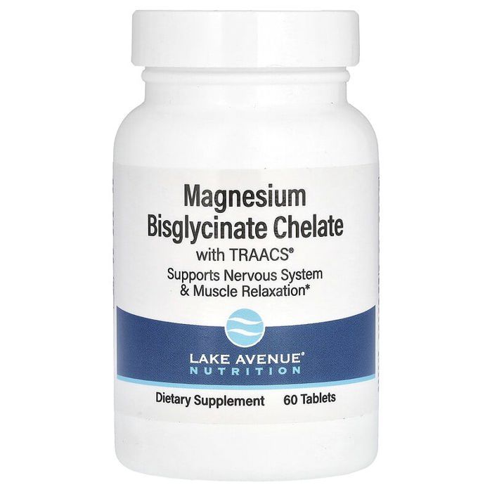 Magnesium Bisglycinate 200 mg, 60 Tablets