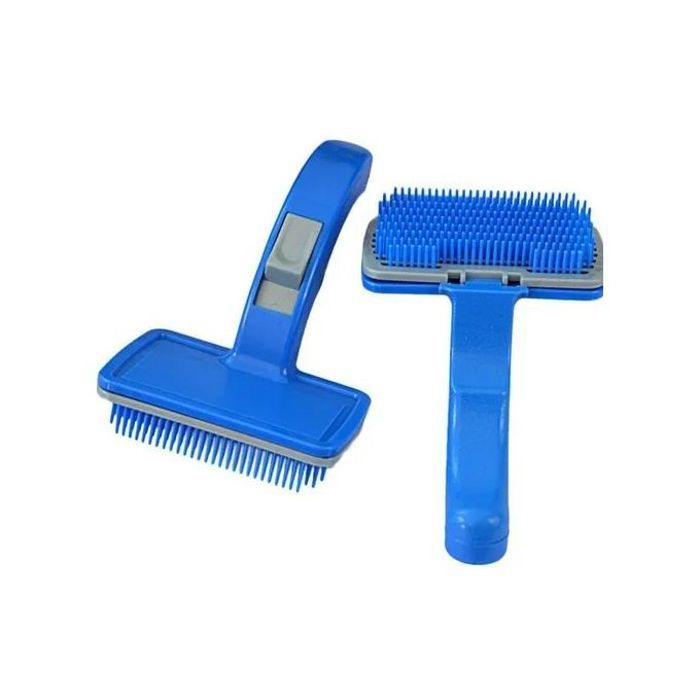 Brosse autonettoyante pour chien et chat