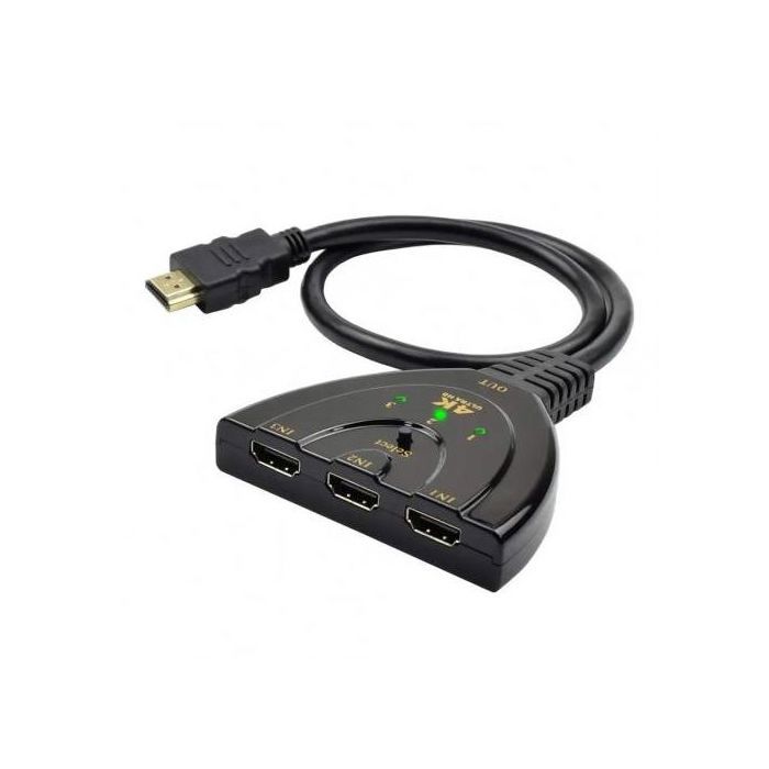 HDMI CABLE SPLITTER 3 EN 1 ENTRE HDMI 3 SORTIE 4K