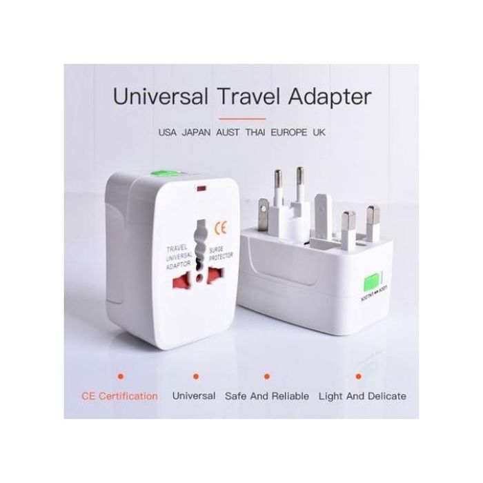 PRISE ALL IN ONE SAUDI ARABIA UK USA EU ADAPTATEUR SECTEUR VOYAGE UNIVERSAL
