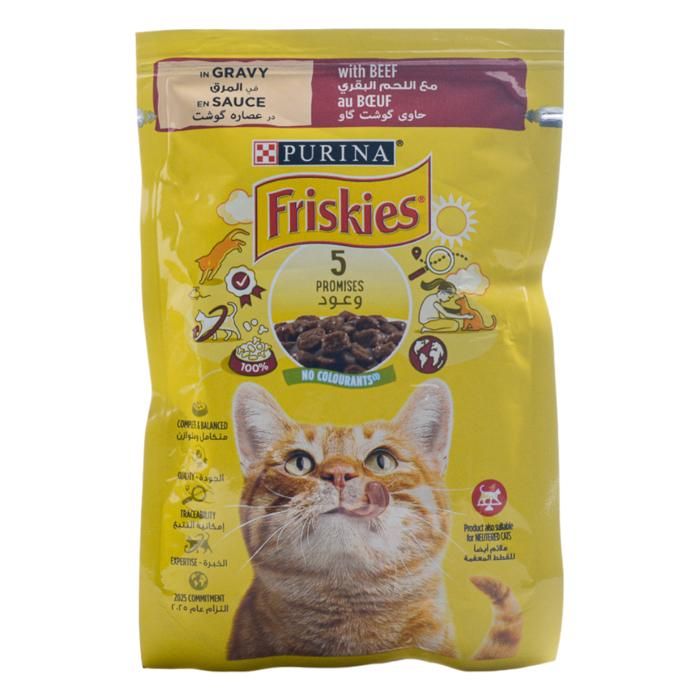 POCHONS BOEUF CHAT 85G FRISKIES