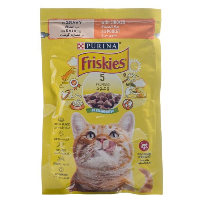 PCHONS POULET CHAT 85G FRISKIES