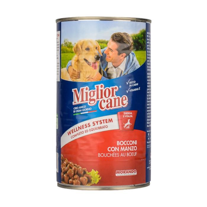 Pâtée pour chien - Miglior cane - Adulte - 1 à 5 kg - Omega-3 - Vitamines - Calcium