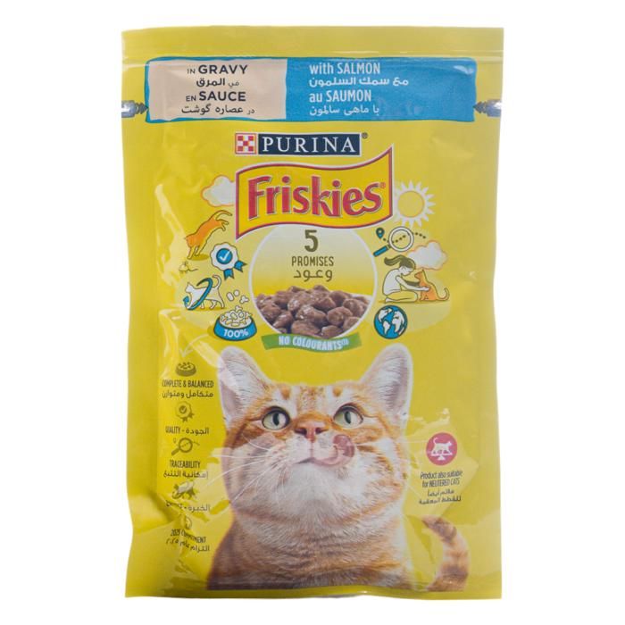 POCHONS SAUMON CHAT 85G FRISKIES