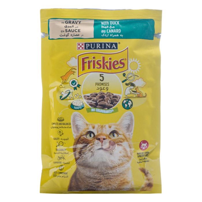 FRISKIES CAT CIG CANARD 85G